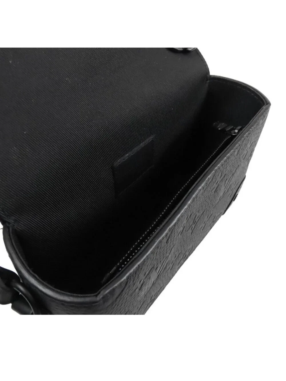 Louis Vuitton Steamer Wearable Wallet Black Monogram Taurillon Shoulder Bag